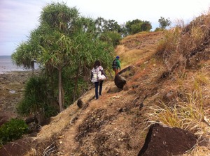 The Road to Unisan Multigrade school in Bgy. Guiwanon, Nueva Valencia, Guimaras